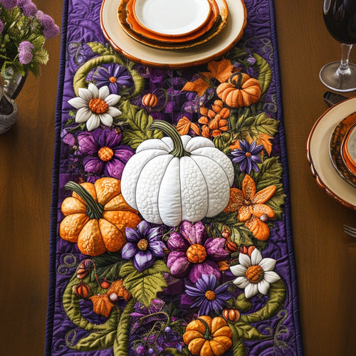 Thankful Hearts Quilted Table Runner