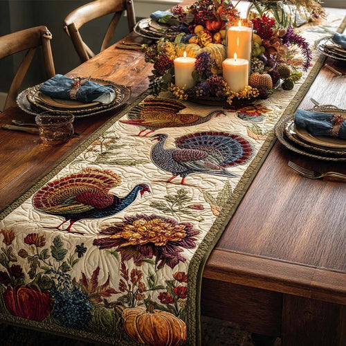 Thanksgiving Quilted Table Runner