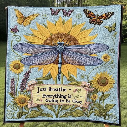The Breath Of Nature Quilt Blanket