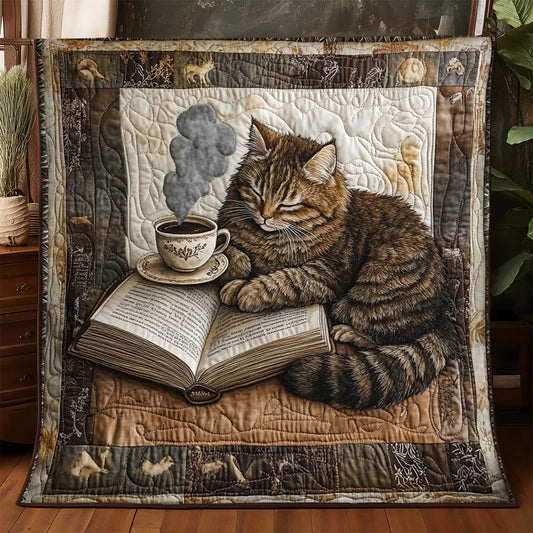The Cozy Corner Cat Quilt Blanket