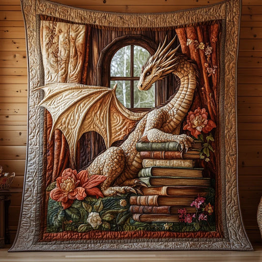 The Dragon's Chronicle Quilt Blanket