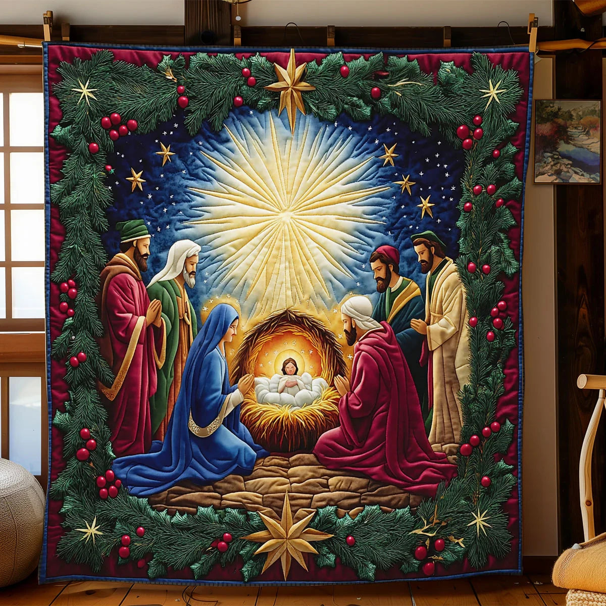 The First Noel Quilt Blanket