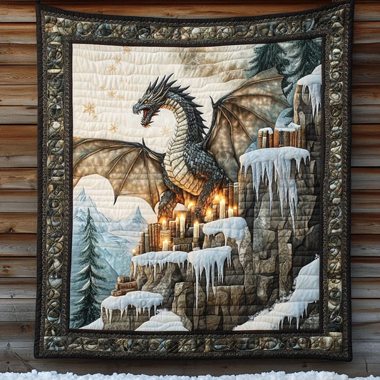The Frosted Archivist Quilt Blanket