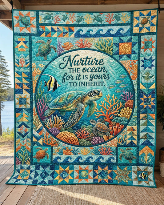 The Gift Quilt Blanket - Quilted Blanket by OtterMia