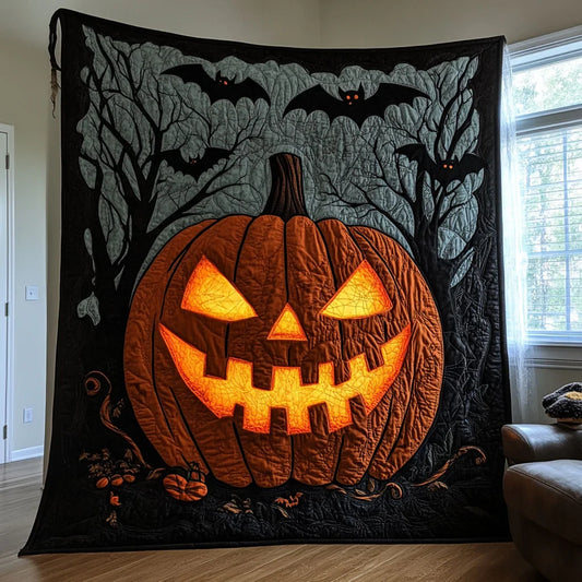 The Haunted Glow Quilt Blanket