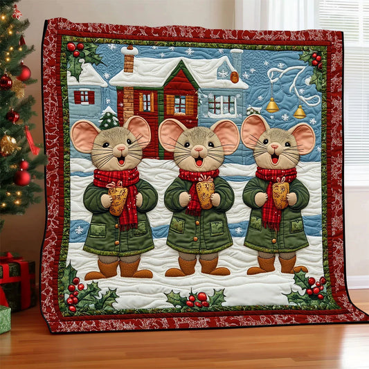The Jolly Mouse Singers Quilt Blanket
