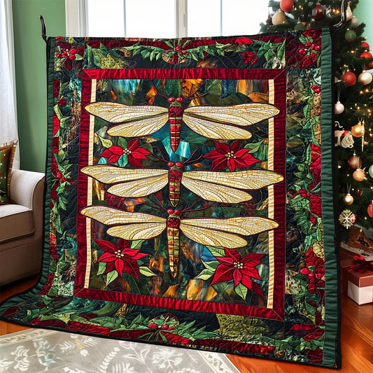The Mistletoe Flutter Quilt Blanket
