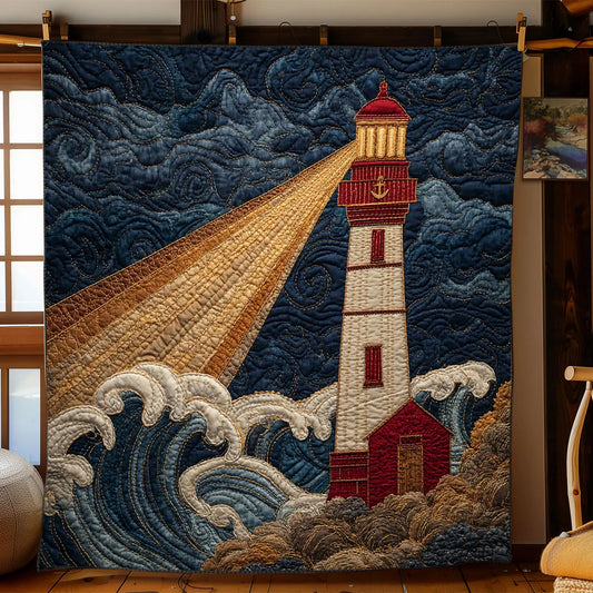 The Night Beacon Quilt Blanket