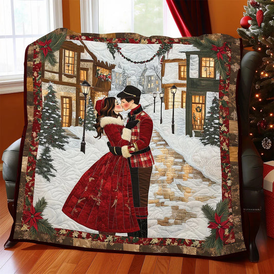 The Nutcracker's Heart Quilt Blanket