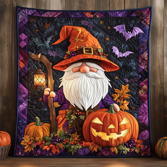The Pumpkin Spell Quilt Blanket