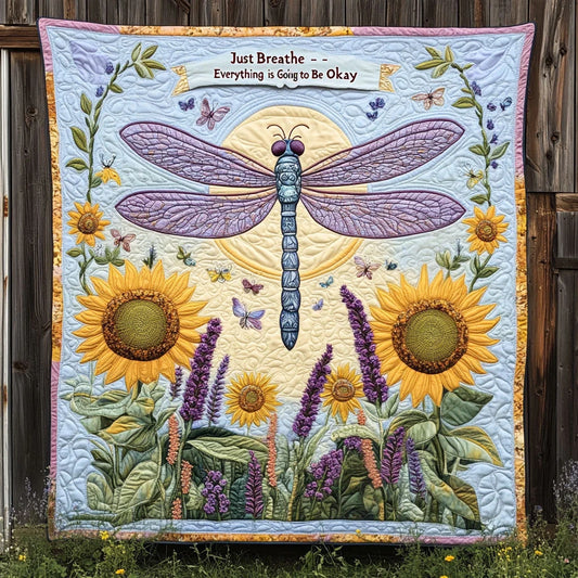 The Quiet Encouragement Quilt Blanket