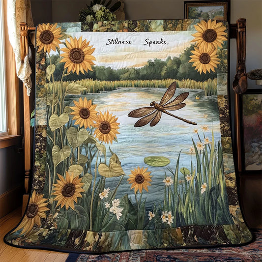 The Quiet Messenger Quilt Blanket