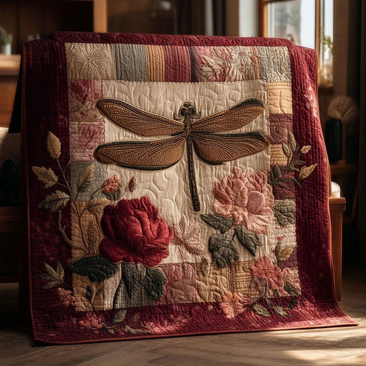 The Rosy Skimmer Quilt Blanket