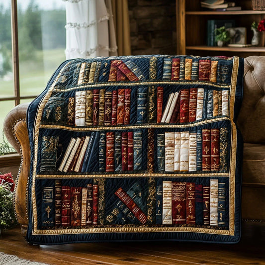 The Velvet Shelf Quilt Blanket