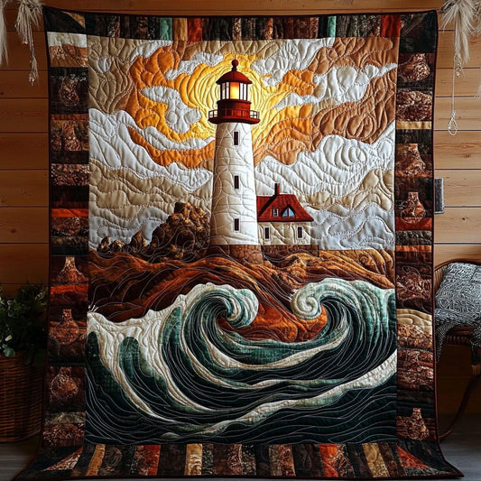 The Watchful Glow Quilt Blanket