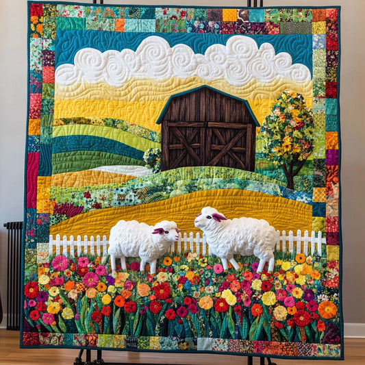 The Woolly Fence Quilt Blanket