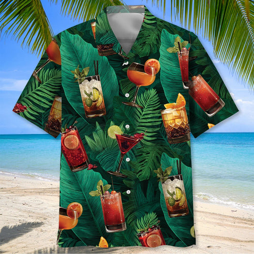 The Bartender Tropical Hawaiian Shirt, custom shirt gift for men