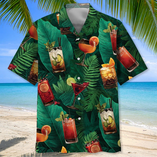 The Bartender Tropical Hawaiian Shirt, custom shirt gift for men
