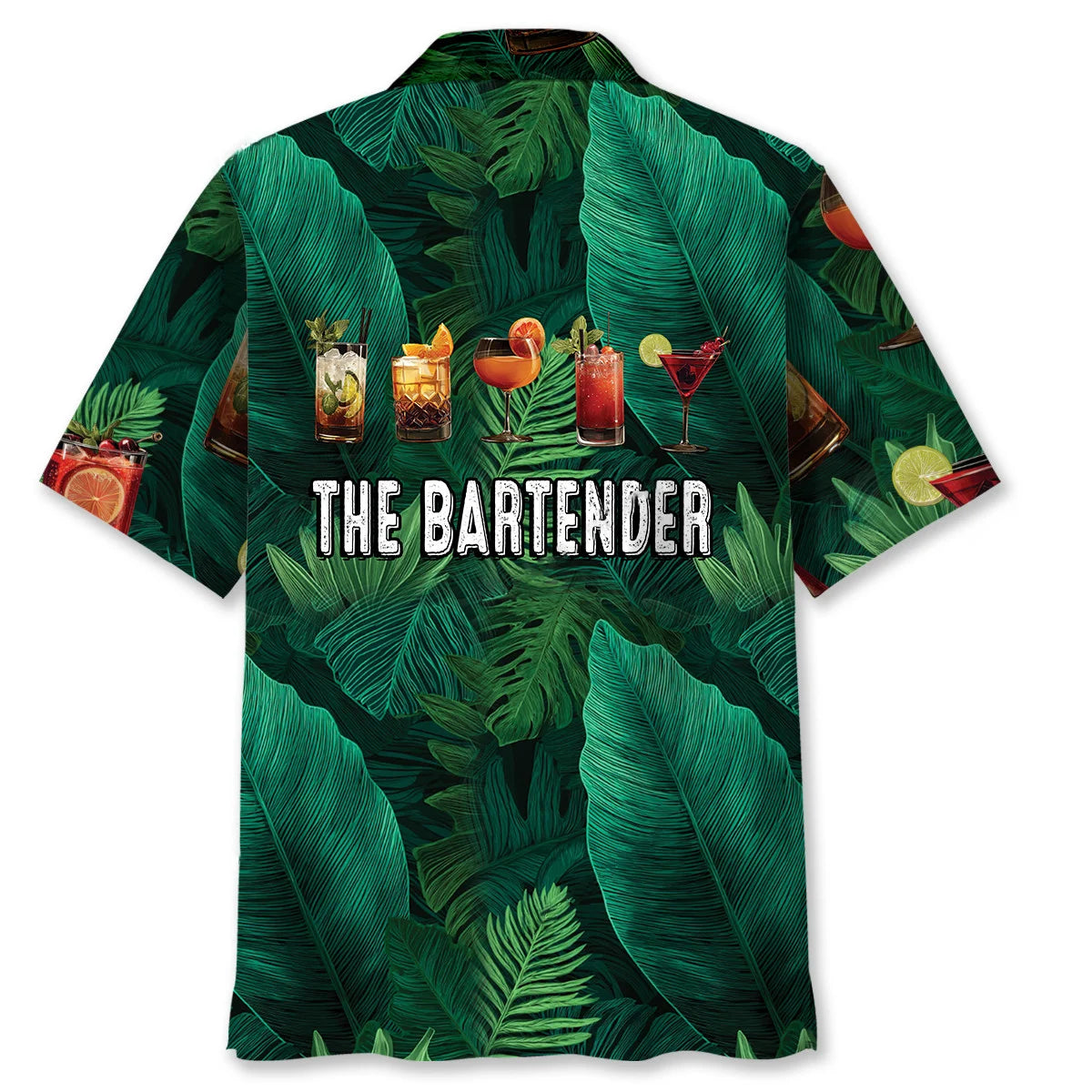The Bartender Tropical Hawaiian Shirt, custom shirt gift for men (view 4)