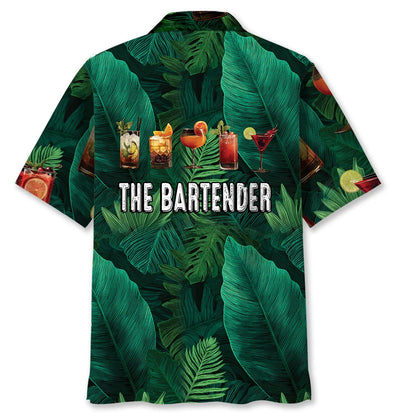 The Bartender Tropical Hawaiian Shirt, custom shirt gift for men (view 4)