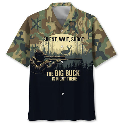 The Big Buck is Right There Hawaiian Shirt, custom shirt gift for men