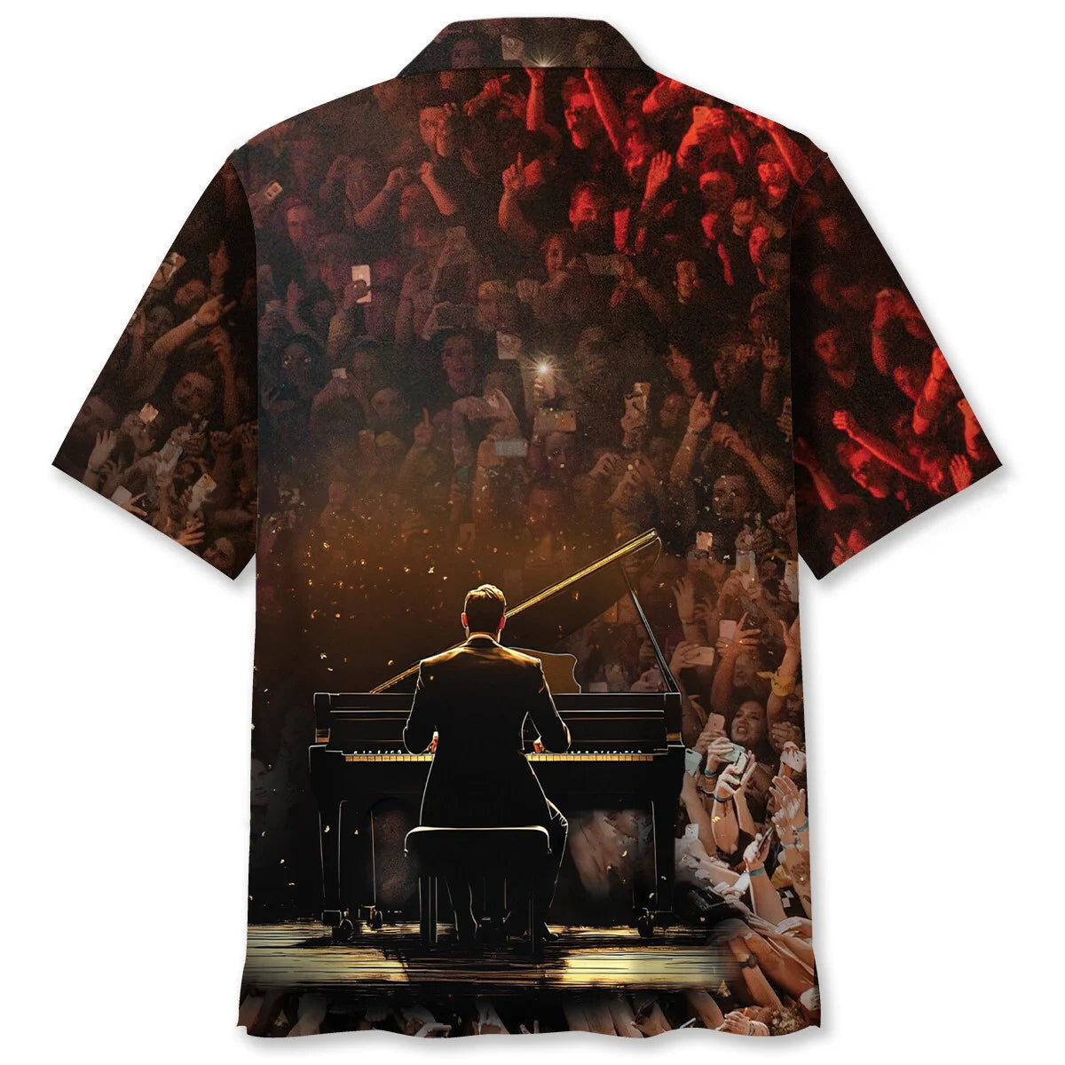 The Famous Pianist Piano Hawaiian Shirt, custom shirt gift for men (view 2)