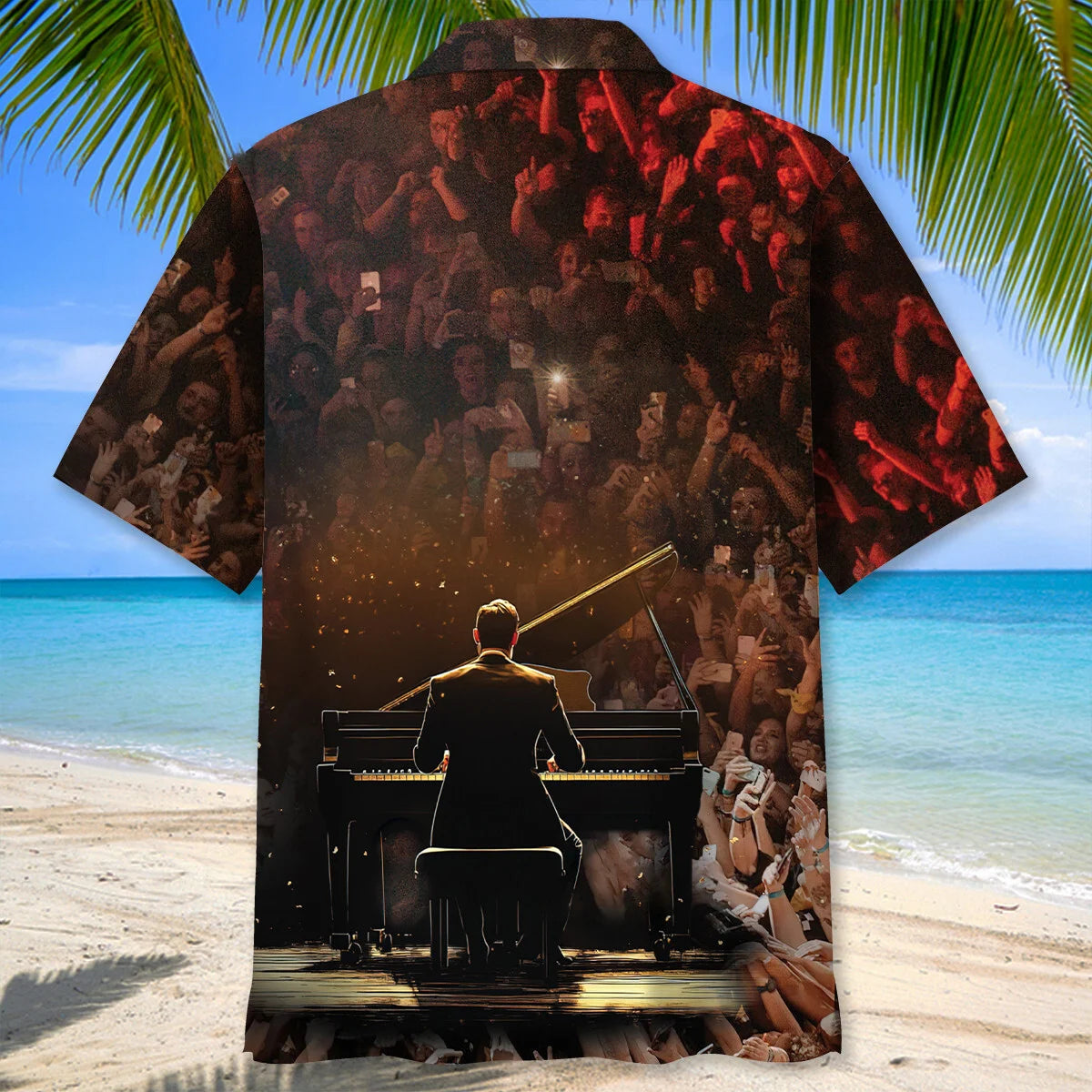 The Famous Pianist Piano Hawaiian Shirt, custom shirt gift for men (view 3)