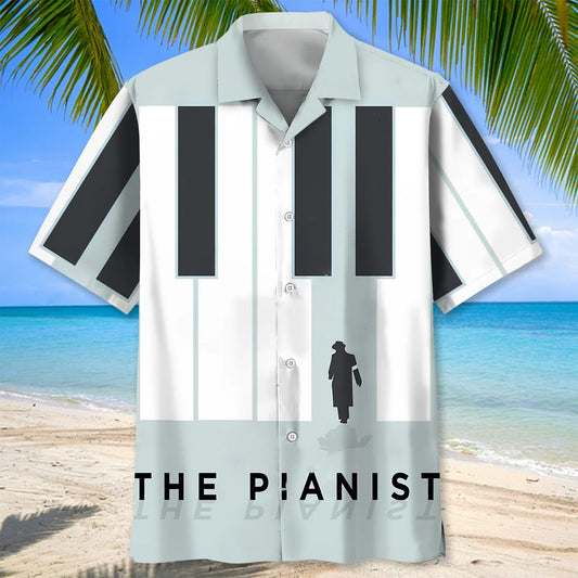 The Pianist Hawaiian Shirt, custom shirt gift for men