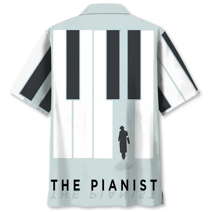 The Pianist Hawaiian Shirt, custom shirt gift for men (view 2)