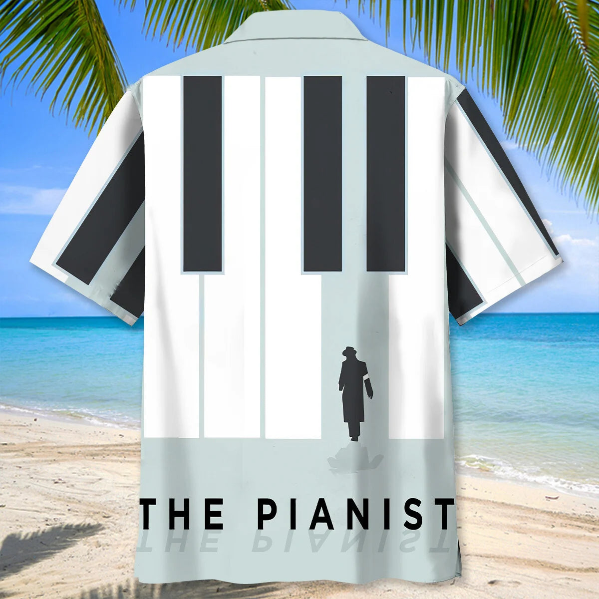 The Pianist Hawaiian Shirt, custom shirt gift for men (view 3)