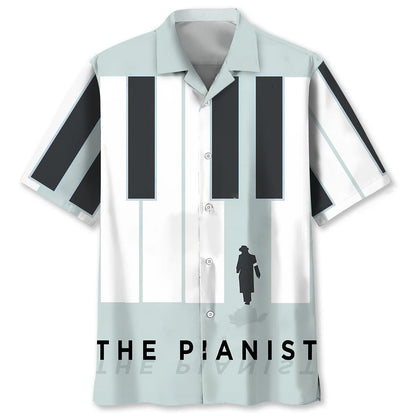 The Pianist Hawaiian Shirt, custom shirt gift for men (view 4)