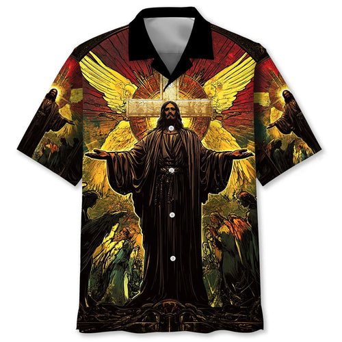 The Place Where God Protects Me Hawaiian Shirt, custom shirt gift for men