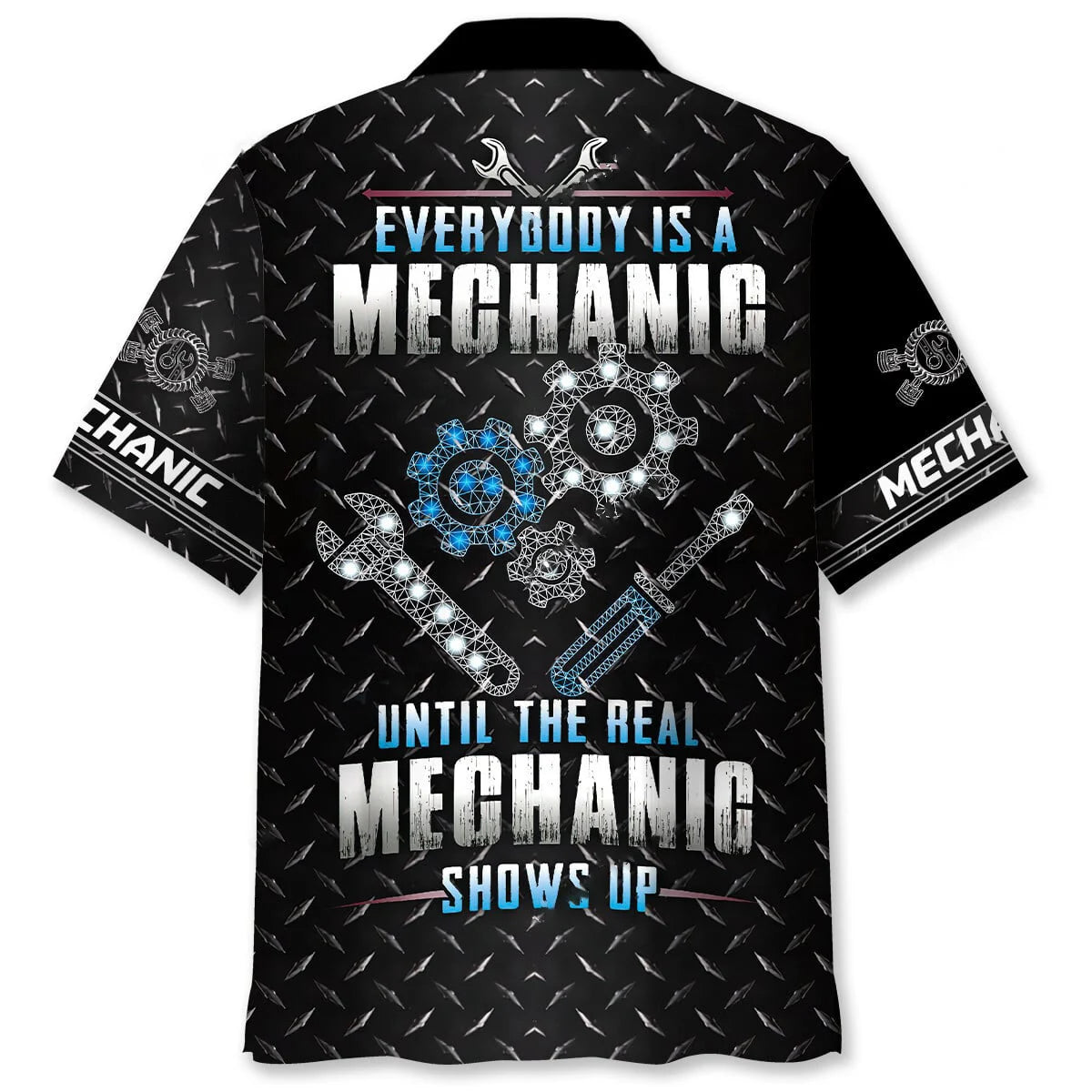 The Real Mechanic Hawaiian Shirt, custom shirt gift for men (view 2)