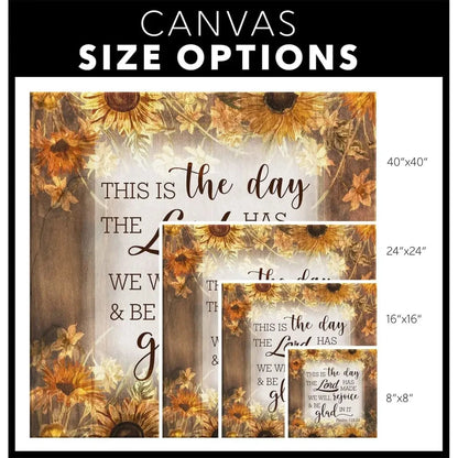 this is the day the lord has made psalm 118 24 wall art canvas print (Landscape) (view 8)