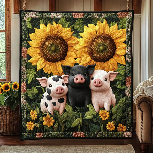 Three Little Pigs Quilt Blanket