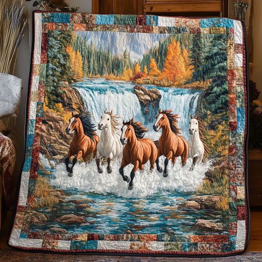 Thundering Streams Quilt Blanket