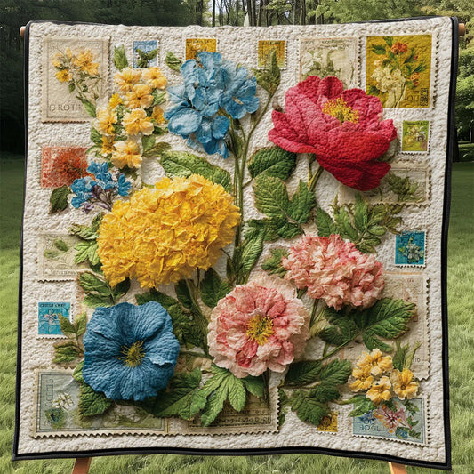 Timeless Postal Garden Quilt Blanket