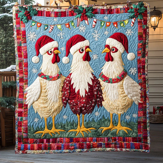Tinsel Chicken Quilt Blanket