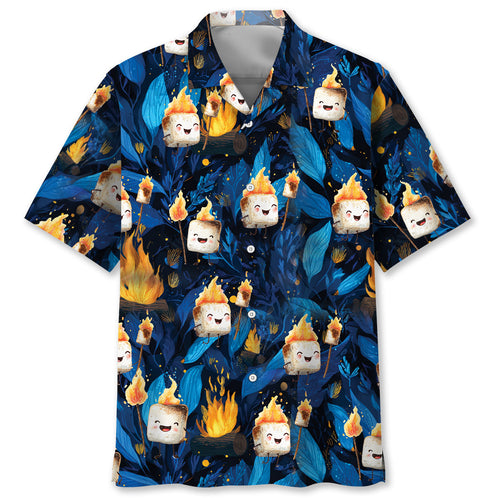 Toasted Candy in Forest Hawaiian Shirt - S - hawaiian shirt