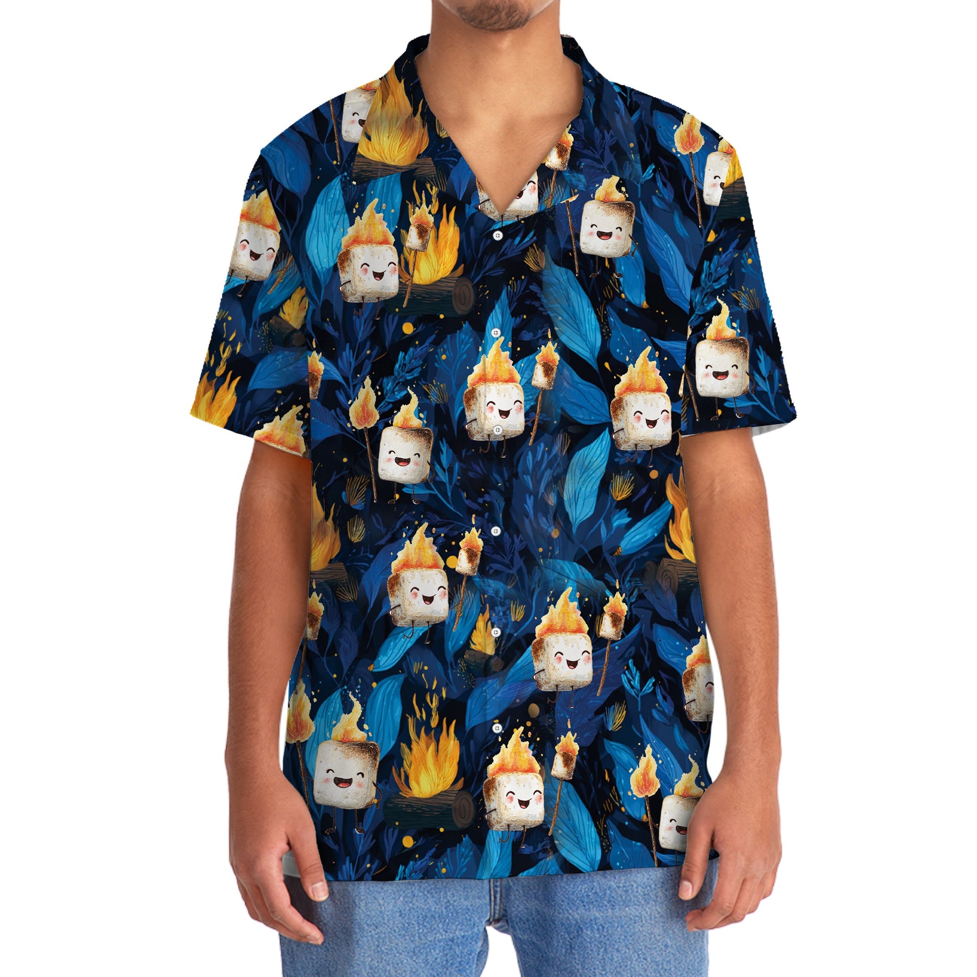 Toasted Candy in Forest Hawaiian Shirt - 2XL - hawaiian shirt
