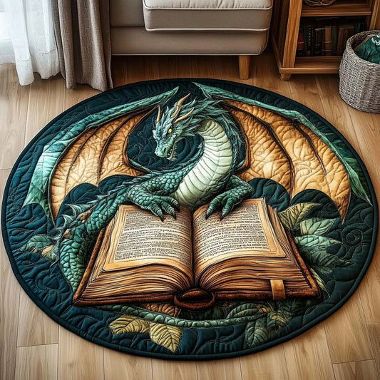 Tome Guardian Quilted Round Mat