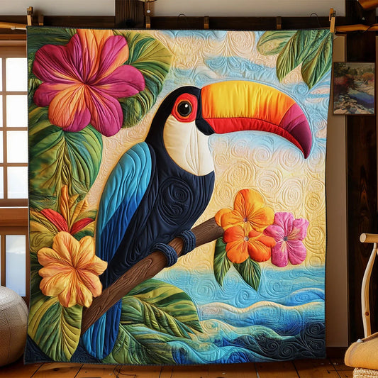 Toucan Quilt Blanket