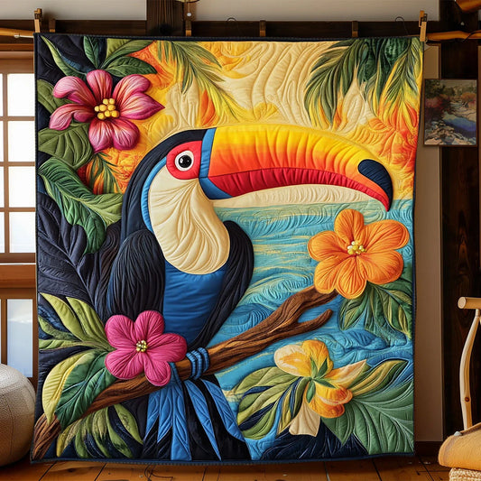 Toucan Quilt Blanket