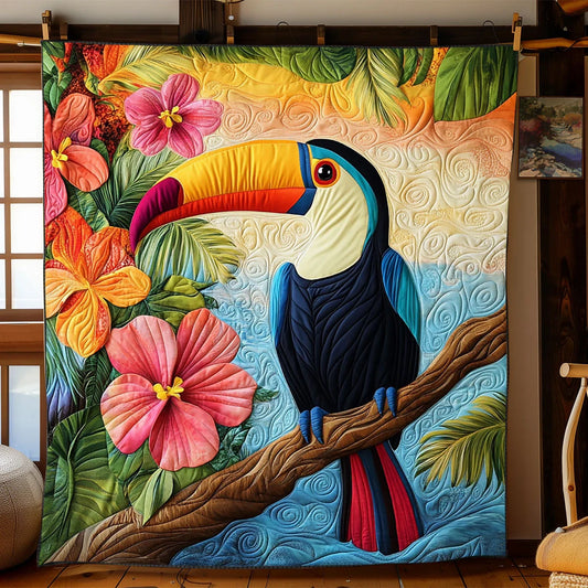 Toucan Quilt Blanket