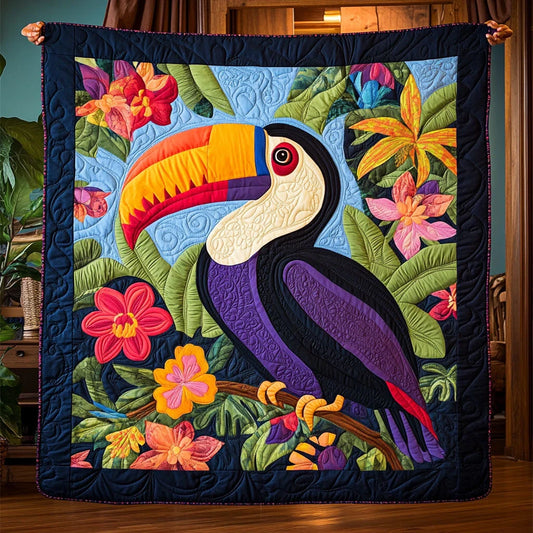 Toucan Quilt Blanket