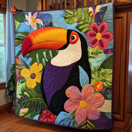 Toucan Quilt Blanket