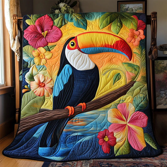 Toucan Quilt Blanket