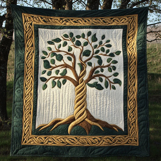 Tree Of Ancients Quilt Blanket