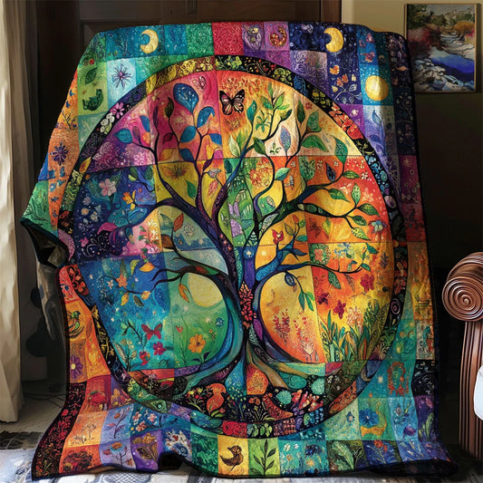 Tree Of Life Quilt Blanket