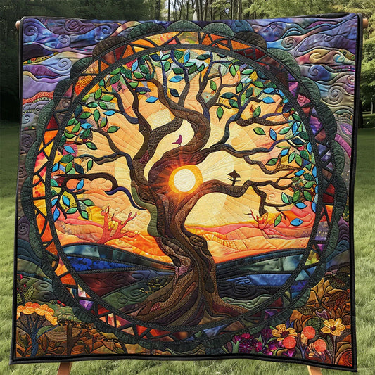 Tree Of Life Quilt Blanket